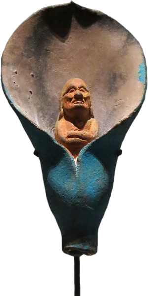 Jaina figurica - čovjek u cvijetu