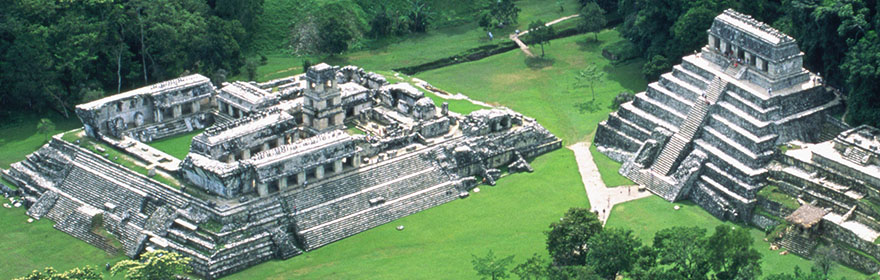 Palenque - pogled iz zraka