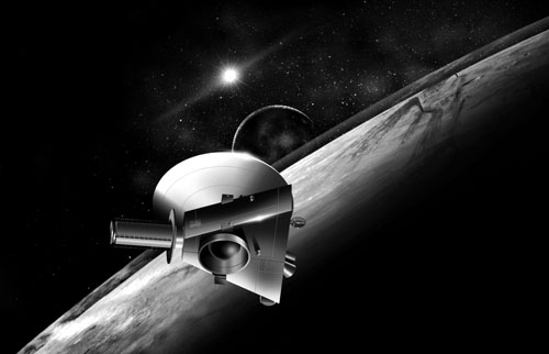 Pluton i njegov pratilac Charon - umjetnički prikaz